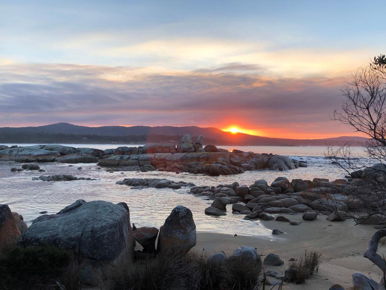 Sea Eagle Cottage Amazing Views Of Bay Of Fires Binalong Bay Buitenkant foto